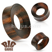 Large Rimmed Organic Wood Saddle Fit Tunnel