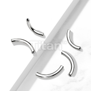Implant Grade Titanium Threadless Push In Curved Barbell Pins