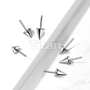 Implant Grade Titanium Threadless Push In Spike Top