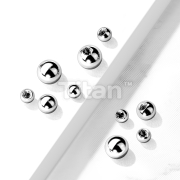 10 pc Pack of Externally Threaded Implant Grade Titanium Ball Top Parts