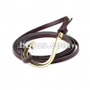 Gold Plated Fishing Hook Adjustable Multi Strip Leatherette Bracelets