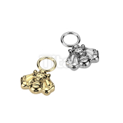 Implant Grade Titanium Dangle Bee Charm for Hoops, Studs and More