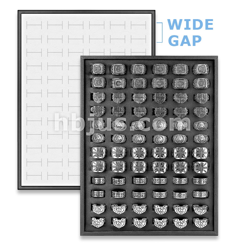 Wide slot ring best sale display