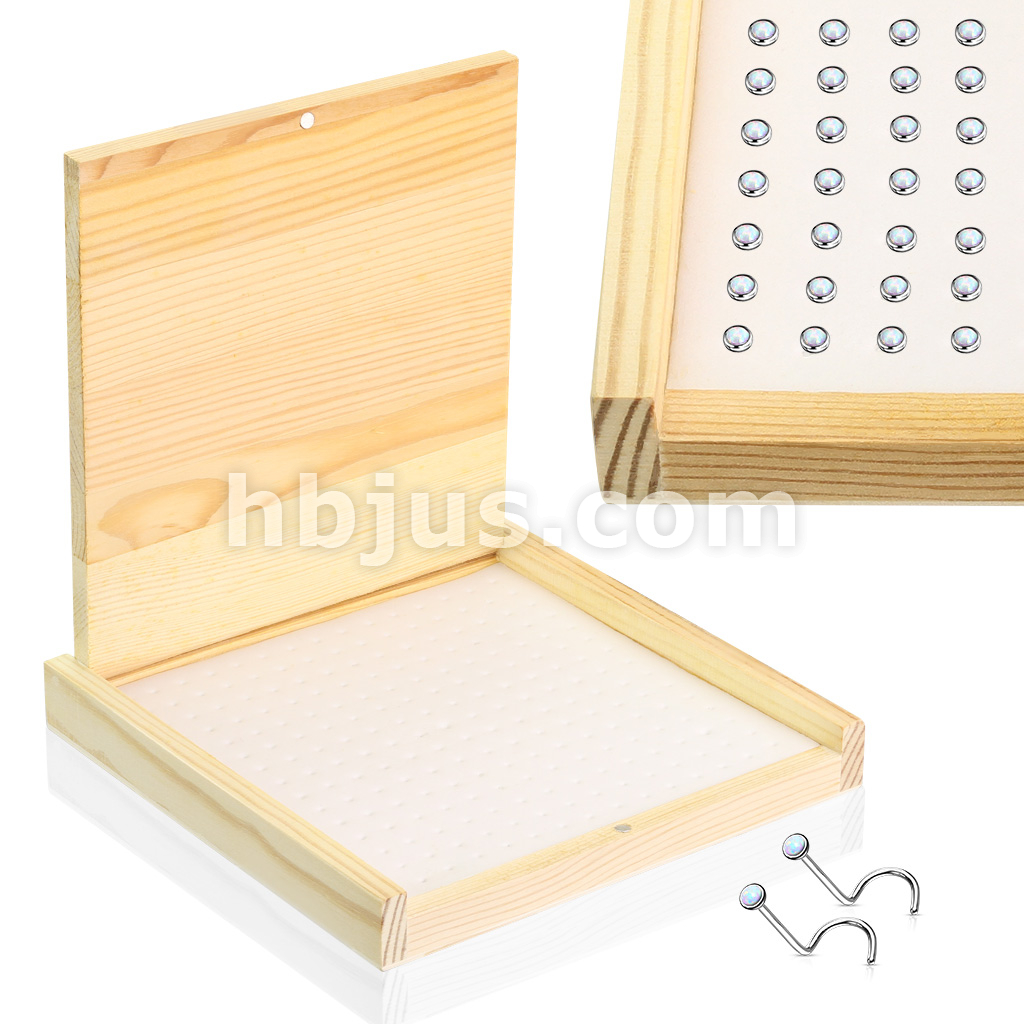 Nose pin display box clearance