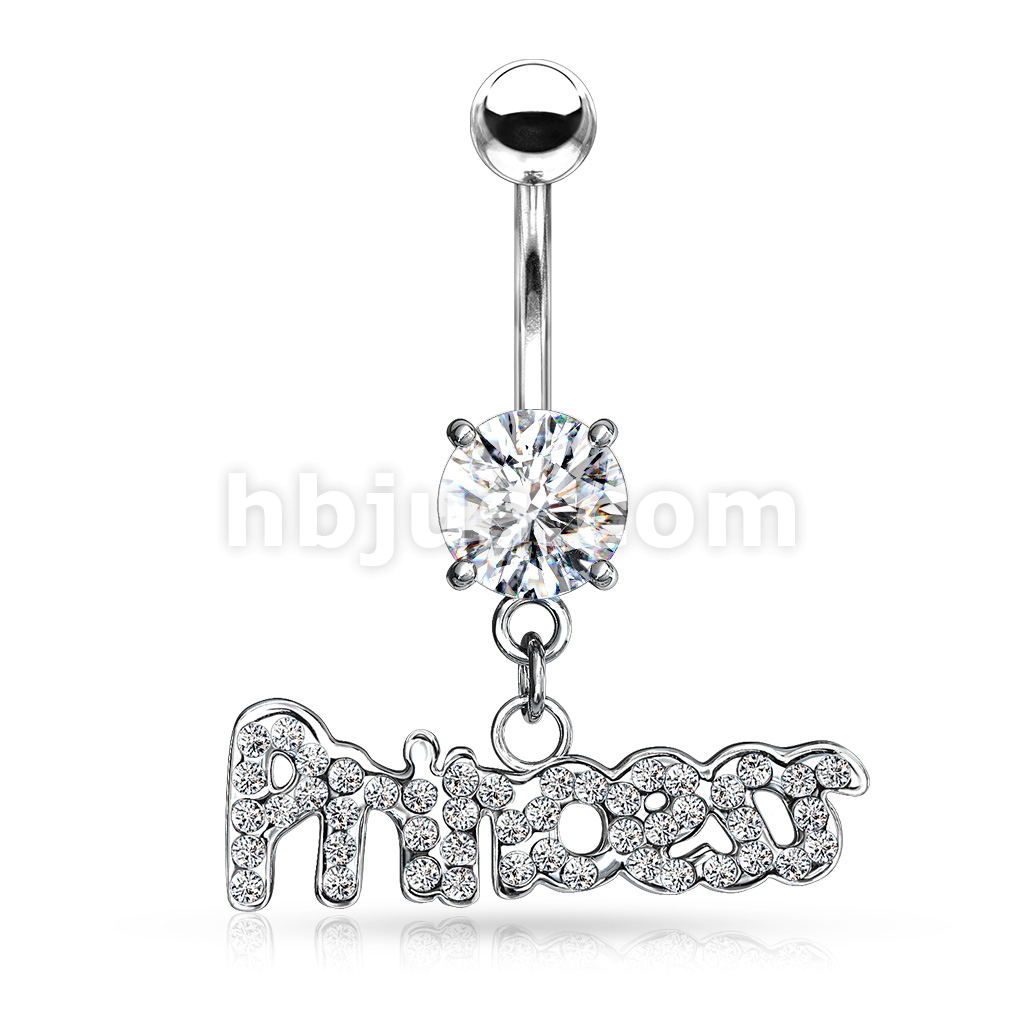 Princess belly button discount rings